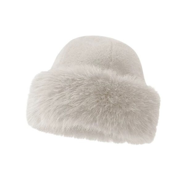 O1CN01KLBsr429oj3pex05K_2216235858115-0-cib Wholesale Fur Mink Fluffy Lady with A Plush Hat Around Her Head
