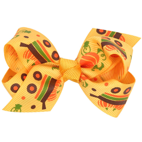 O1CN01KNXcCu24J3HfwzZUy_2865927369-0-cib Wholesale Halloween Cartoon Print Bow Hairpin