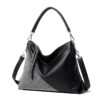 Wholesale Diamond Contrast Color Autumn Large Capacity PU Shoulder Bag