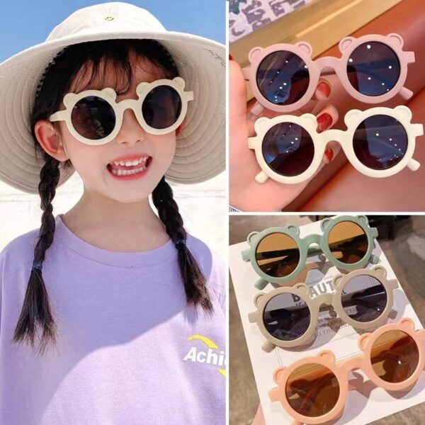 Wholesale PC Anti-ultraviolet Bear Children's Sunglasses