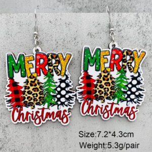 JE1116E / Wooden earrings