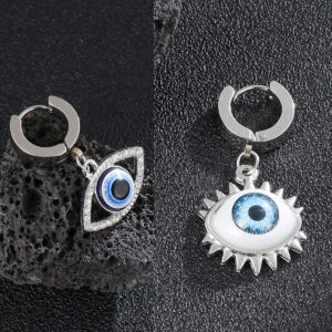 Wholesale Devil Eye Stainless Steel Earrings
