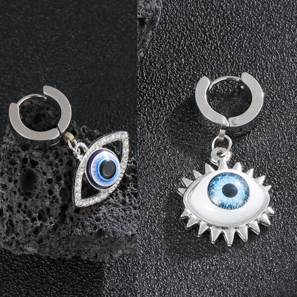 Wholesale Devil Eye Stainless Steel Earrings