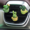 Wholesale Creative Cute Potted Plant Aromatherapy Clip Car Accessories