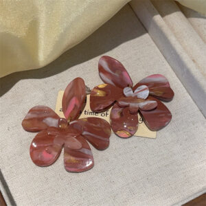 E1243 purple cascading five-leaf flower