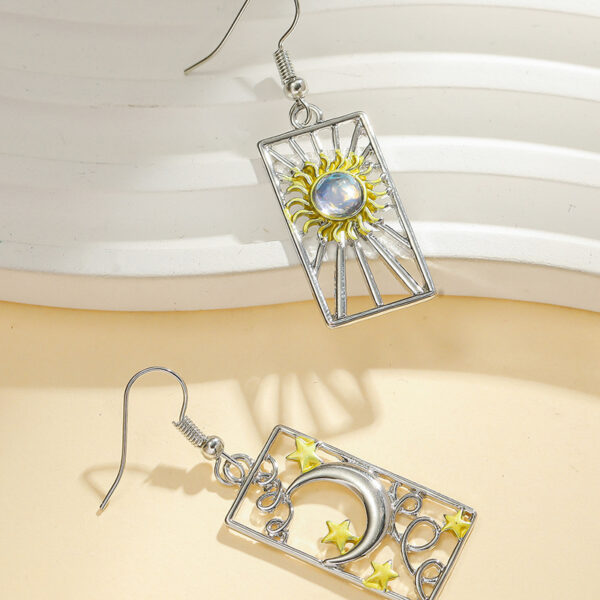Wholesale Beautifully Personalized Moon Star Sun Earrings