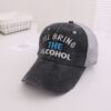 Wholesale Ponytail Embroidered Cotton Baseball Caps