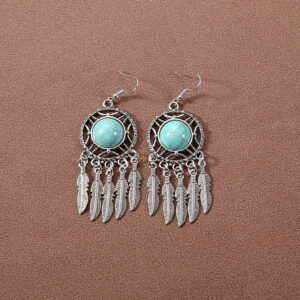 20-antique turquoise earrings