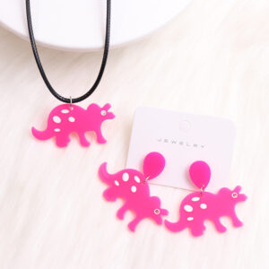 White Dot rose dinosaur-suit