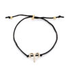 Wholesale Twelve Constellation Adjustable Black Cord Bracelet