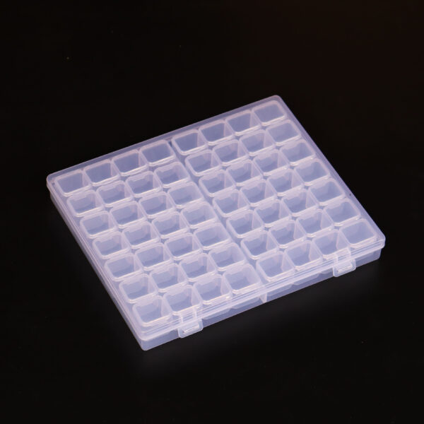 Wholesale Transparent Nail Ornaments Plastic Storage Box