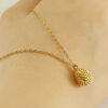 O1CN01Kbysrp1tSFcWZcK8r_2211833655900-0-cib Wholesale Stainless Steel 18k Gold Plated Durian Necklace Titanium Steel