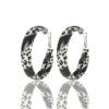 Wholesale Plaid Leopard Snowflake Leather Earrings