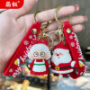 Wholesale Christmas Creative Cute Cartoon Plastic Keychains