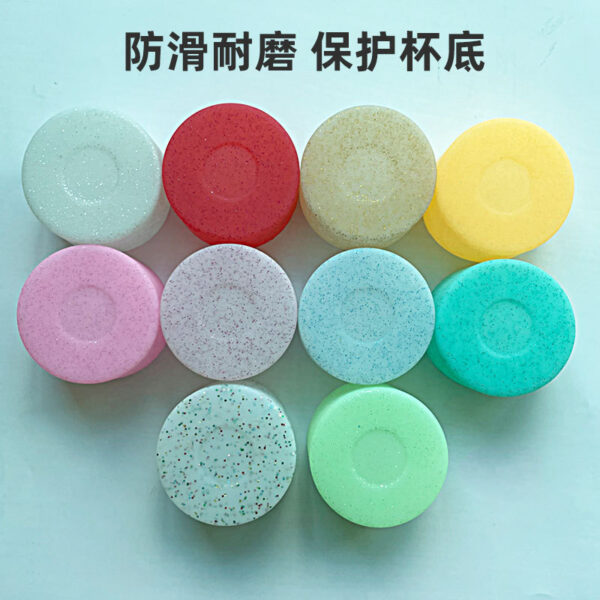 Wholesale Small Glitter Silicone Insulated Luminous Anti-fall Protective Cover Cup Accessories