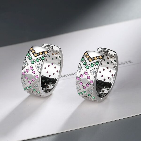 O1CN01Kgpn5t2HwywzAaMjA_937039216-0-cib Wholesale Zirconia Diamond Color Matching Stripe Copper Earrings