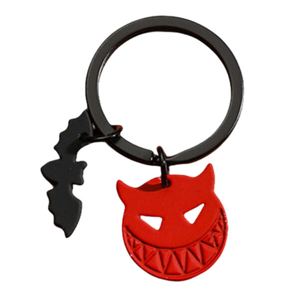 O1CN01KhTEnY1bFjkD3TFga_2857743436-0-cib Wholesale Halloween Bat Couple Zinc Alloy Keychain