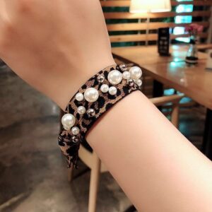 Leopard print with beads