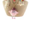 Wholesale cute cute little briquettes plush doll doll keychain