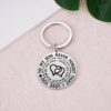 Wholesale Inspirational Father and Son Stainless Steel Keychain