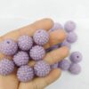 O1CN01Kn2lQM1QErIt7Oxmv_2201245431945-0-cib Wholesale 20MM Resin Light Purple Transparent Diamond Ball Beads