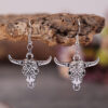 O1CN01KpLB3o1qyMWlKKIEn_2206372095564-0-cib Wholesale Western Bullhead Alloy Earrings