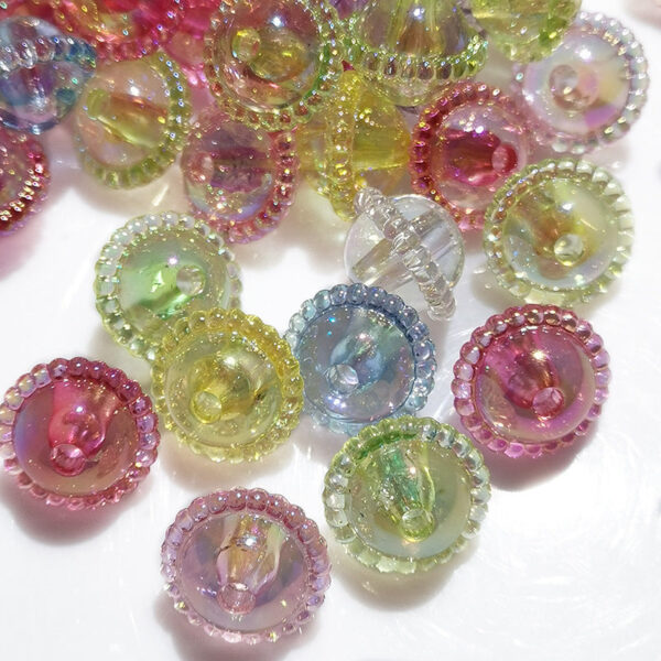 Wholesale 300pcs/PACK Ice Clear Colorful Acrylic Beads