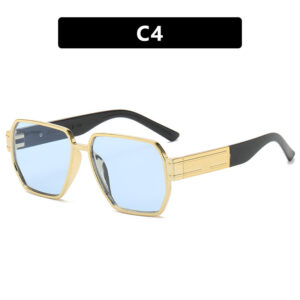 Figure / Gold Frame blue