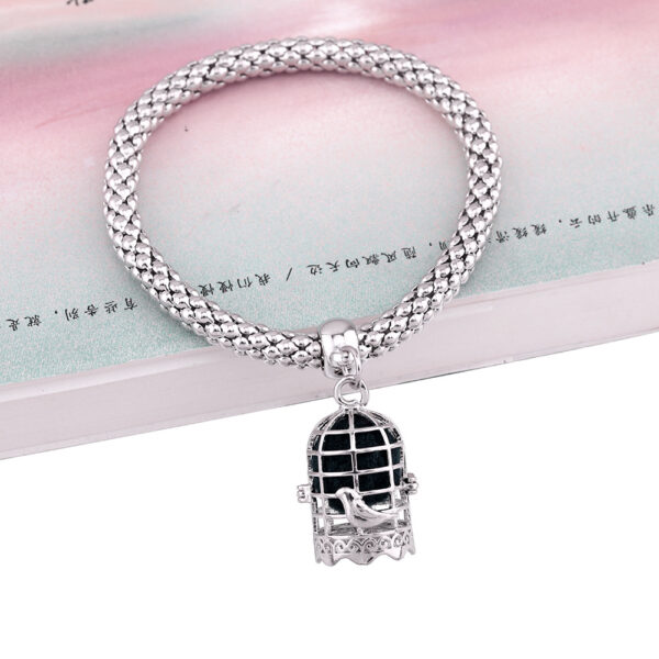 Wholesale Aromatherapy Cage Popcorn Copper Bracelet