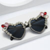 Wholesale Peach Heart PC Sunglasses