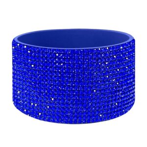 Royal blue diamond/blue cup cover