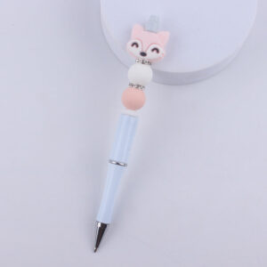Wholesale Cartoon Animal Silicone Handmade Beadable Pens