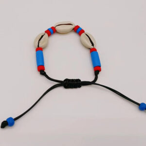 Blue red black rope