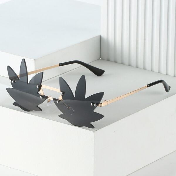 O1CN01Kz4ZW71SIBEIIr5zt_2814762223-0-cib Wholesale Nature Leaf Glasses Hip Hop Sunglasses AC