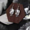 Wholesale Halloween Trendy Street Style Hip-hop Style Skull Earrings