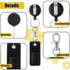 Wholesale Badge Reels ABS Pen Cover Retractable Keychains
