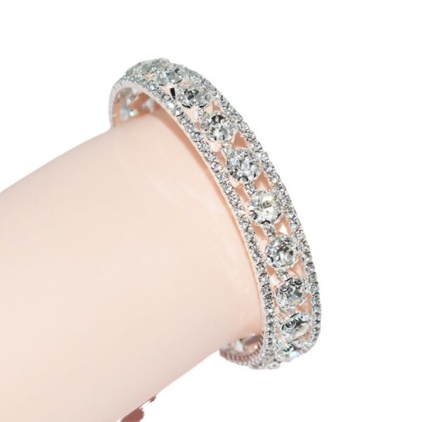 Wholesale Full Diamond Crystal Rhinestone Open Bracelet