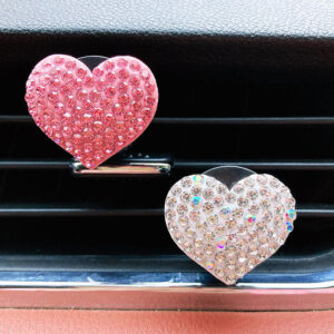 O1CN01L5oNkG1ZA7X5mN6aO__3400493153-0-cib Wholesale Plastic Diamond Heart Love Car Aromatherapy Clip