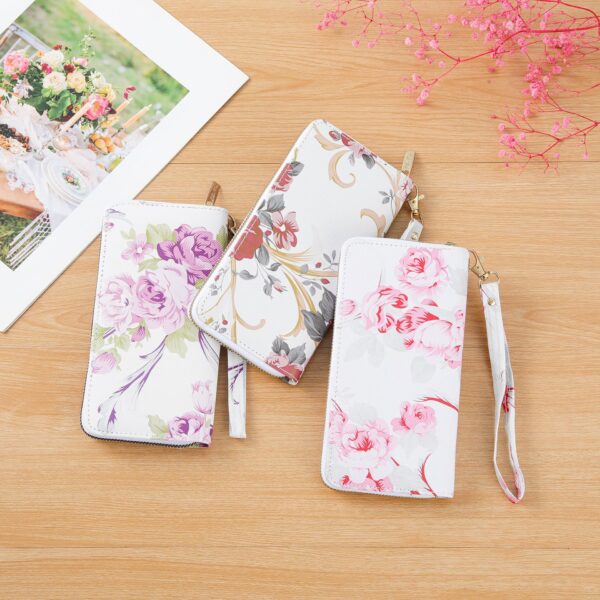 O1CN01L6IdIv1KXHXIRI04o_964531173-0-cib Wholesale PU Long Flower Printed Women's Purse