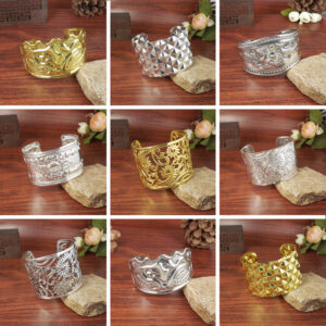 Wholesale Silver Grain Handmade Retro Ethnic Style Bracelet