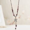 O1CN01LA0Mpr1iNhryFXFwW__2156504401-0-cib Wholesale Jewelry Butterfly Long Ceramic Beads Necklace