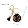 Wholesale Mother's DayMAMA Colorful Wooden Sign Tassel Keychain