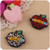 Wholesale Cartoon Apple Teacher Silicone Focal Beads