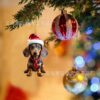 Wholesale Christmas Dog Car Acrylic Pendant