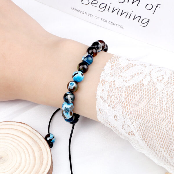 O1CN01LDnAIH20kkozwFYM7_3264826888-0-cib Wholesale 8mm Fire Agate Beaded Braid Adjustable Bracelet