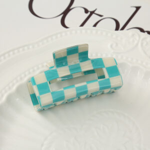 Blue and white grid [about 8cm]]