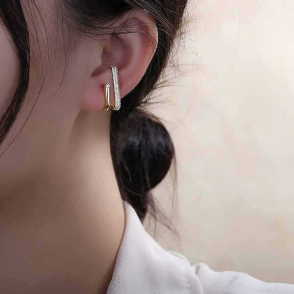 Wholesale Sterling Silver Needle Gold Copper Stud Earrings