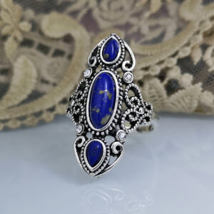 Ancient silver lapis lazuli / No. 9
