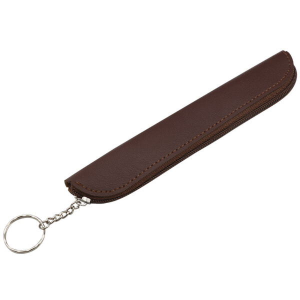 Wholesale Simple Zipper Pu Pen Case