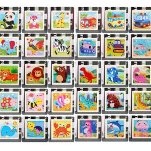 MZM-9 grain puzzle style random hair